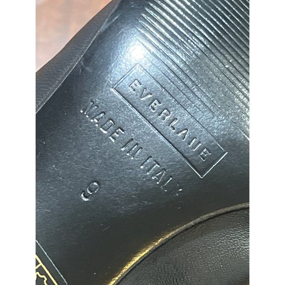 Everlane The Day Ankle Boots in Black Leather Womens Italy Booties - Picture 9 of 16